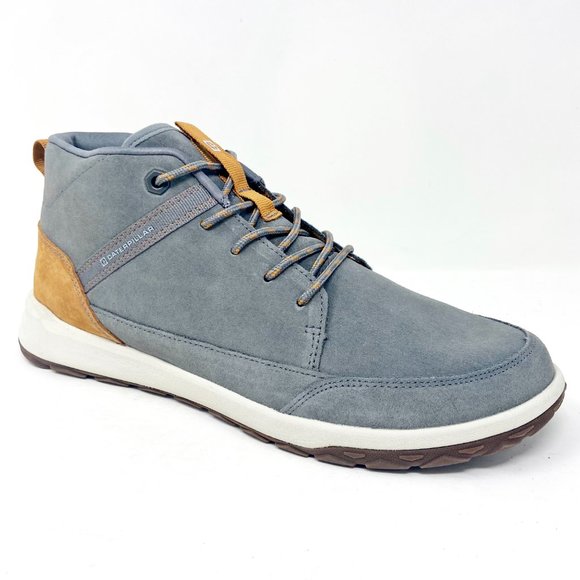 Caterpillar CAT Quest Mid Medium Charcoal Gray Mens Suede Sneakers P724069 - Picture 2 of 5